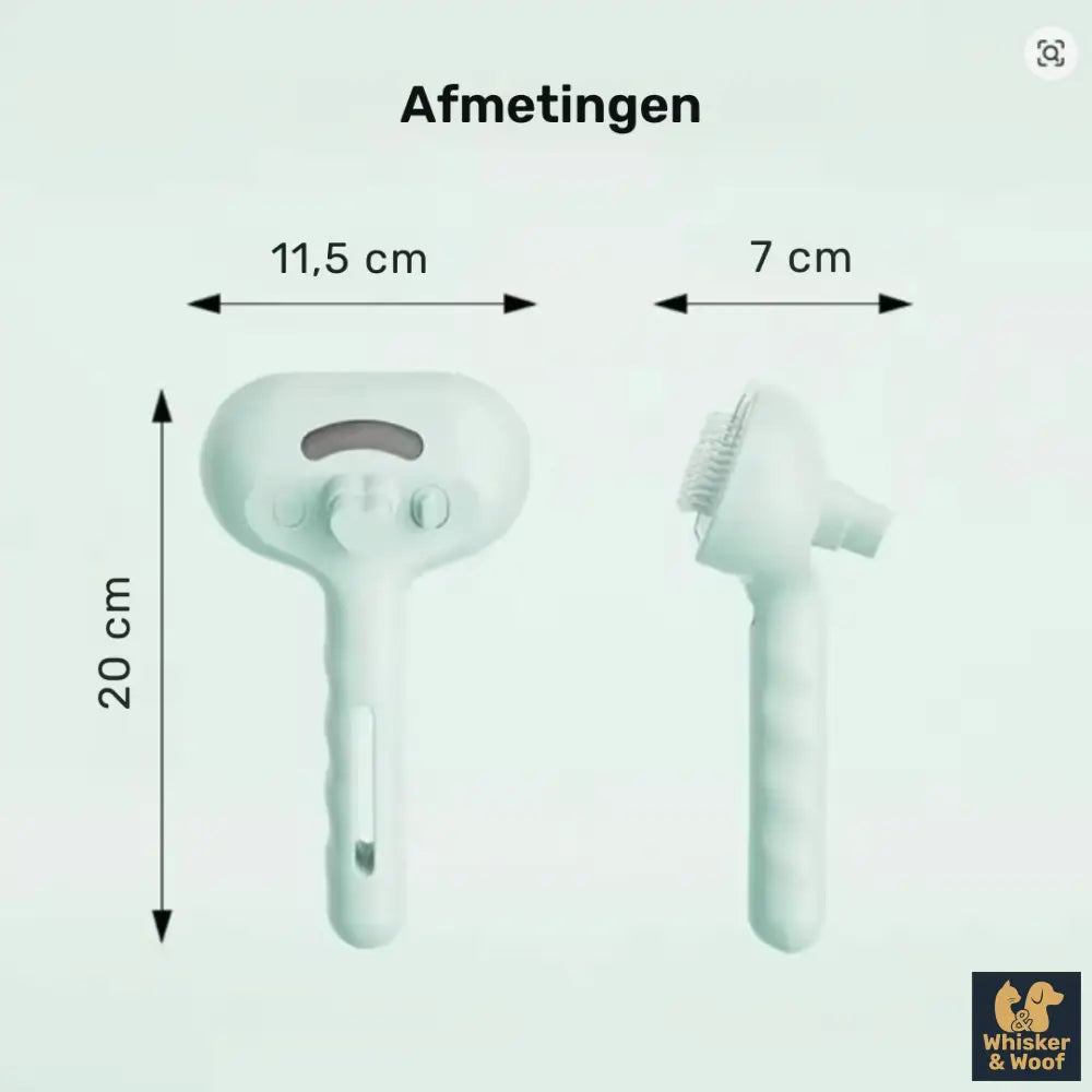 PawMist zachte verzorgingsborstel – Ontklit zonder stress