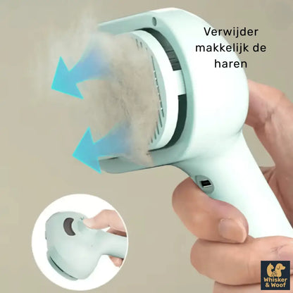 PawMist zachte verzorgingsborstel – Ontklit zonder stress